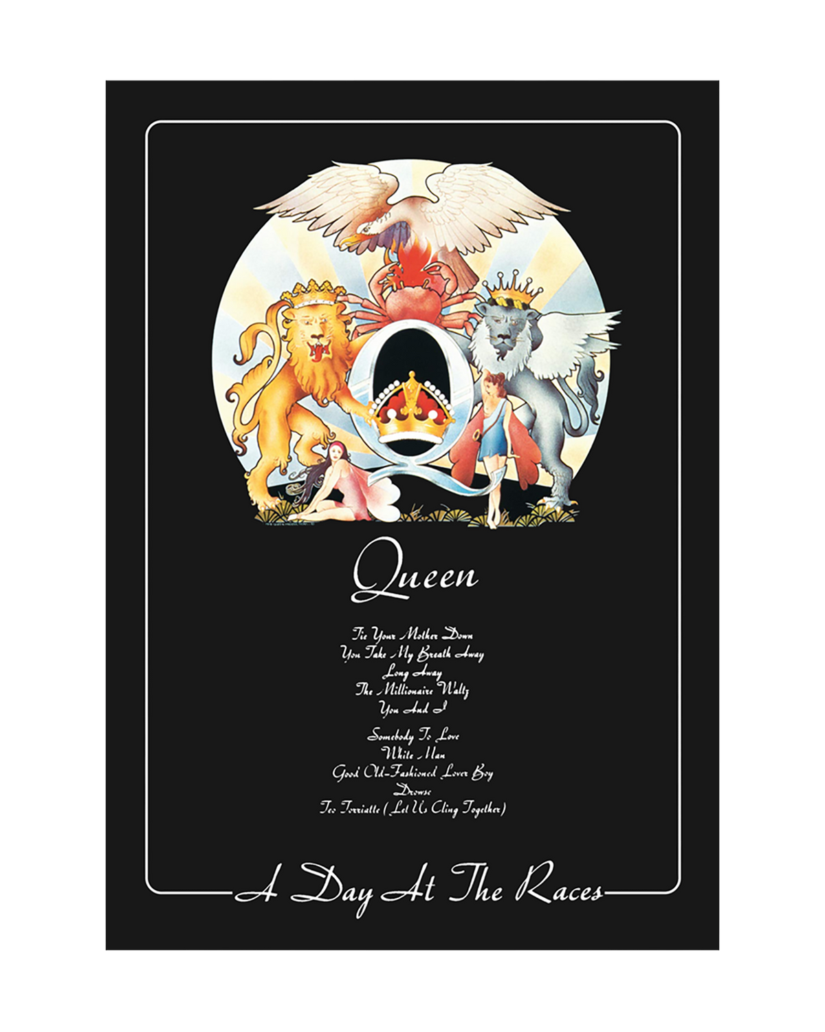 A Day At The Races | A2 Tracklisting Poster