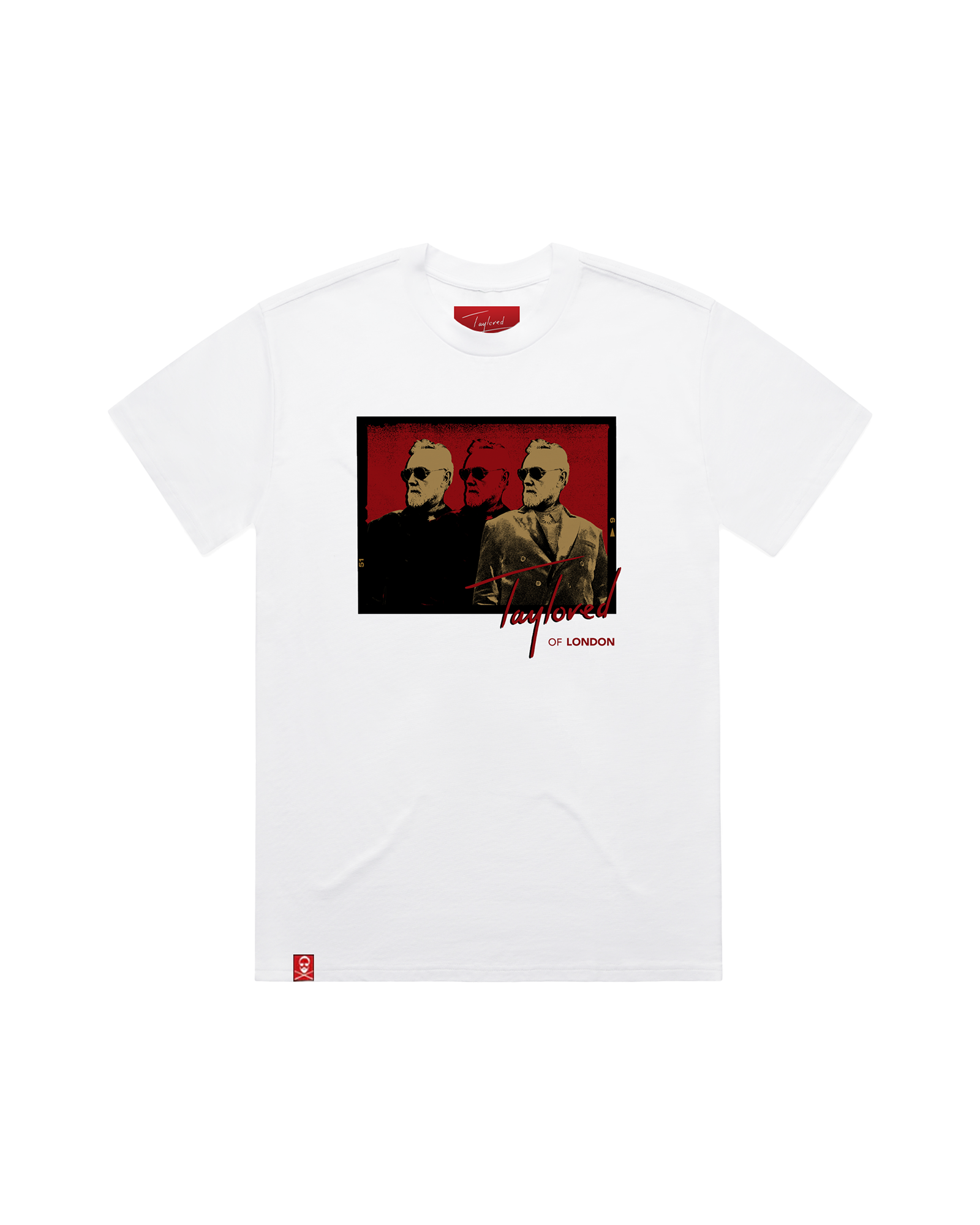 Taylored Triptych White T-Shirt