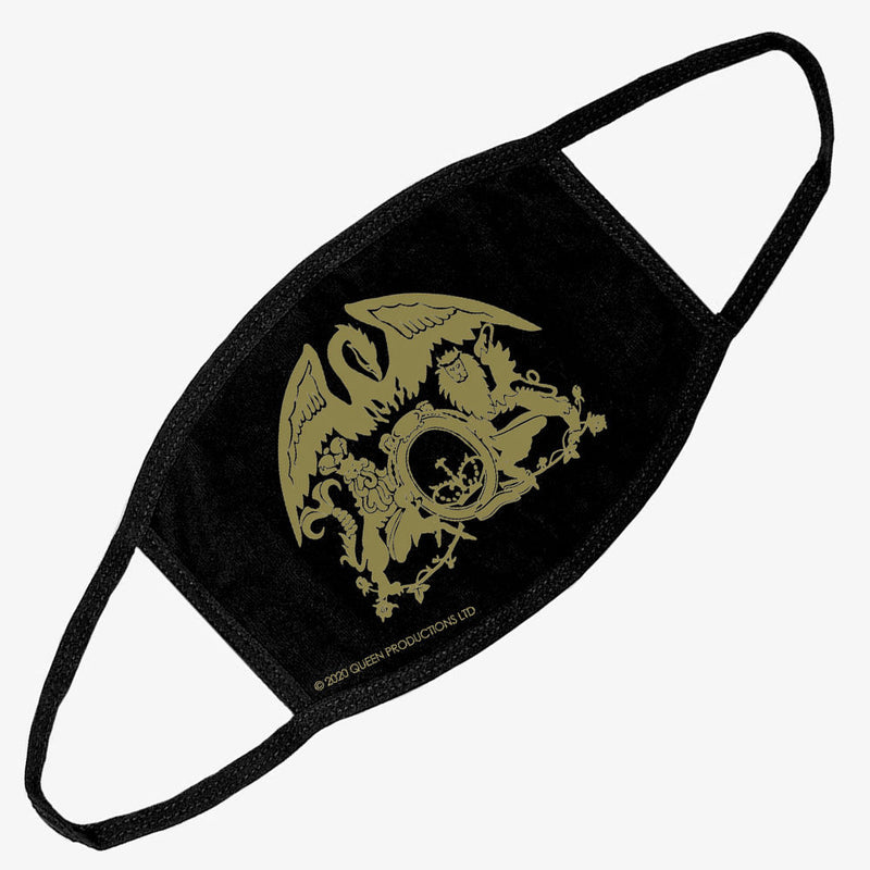 Gold Crest | Black Face Mask