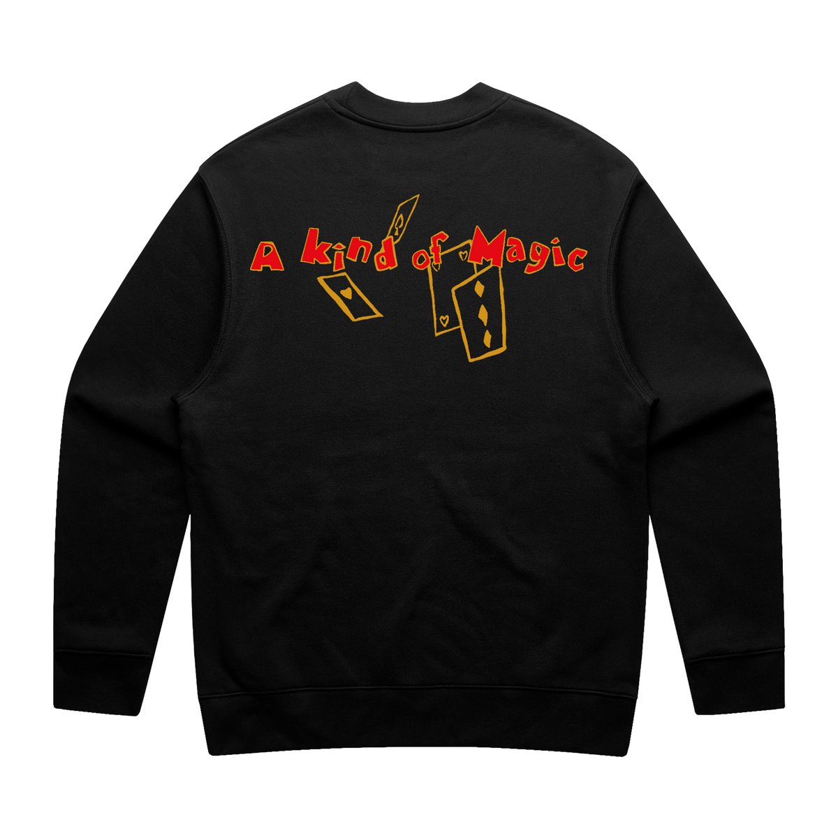 A Kind Of Magic | Embroidered Vintage Black Jumper