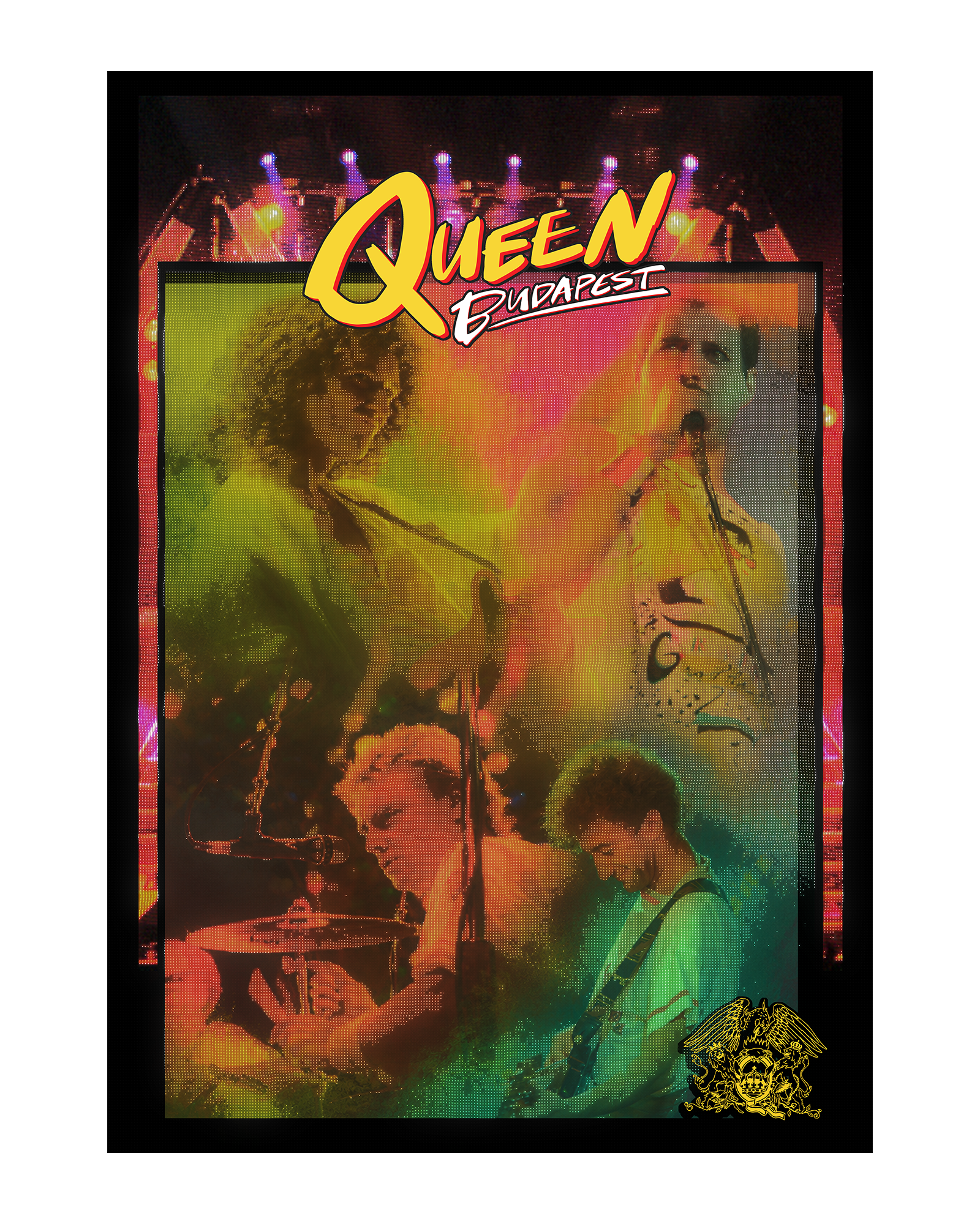 Queen Budapest 40th Anniversary | Double Sided Poster