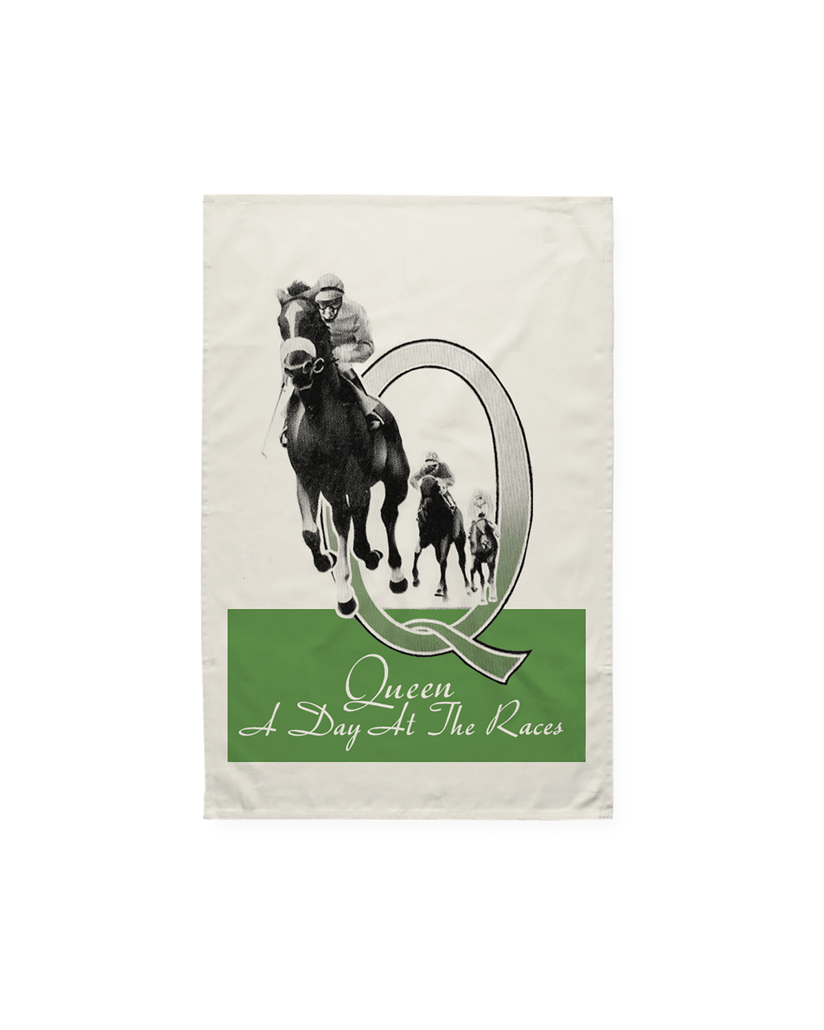 A Day At The Races | Equestrian Natural Tea Towel