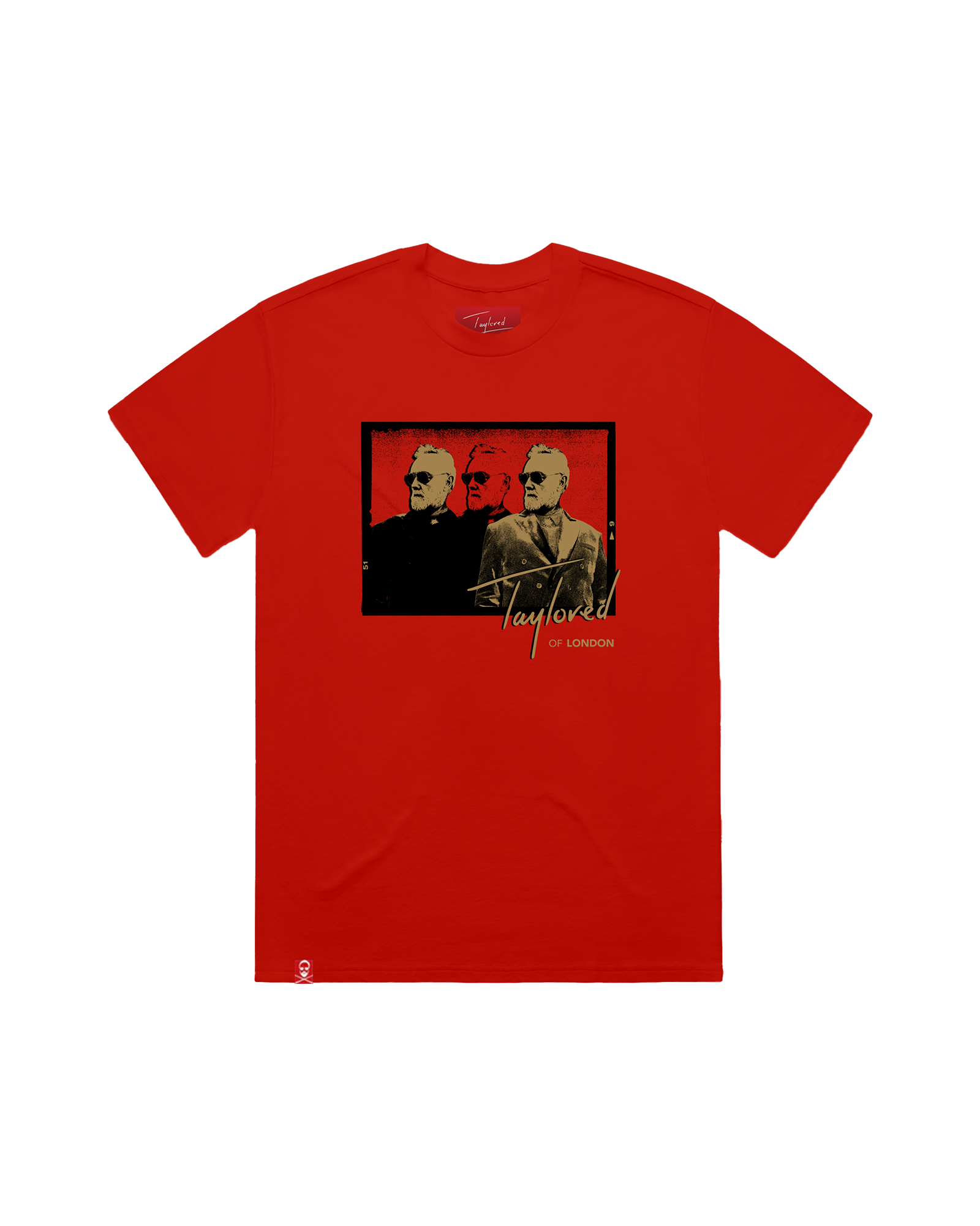 Taylored Triptych Red T-Shirt