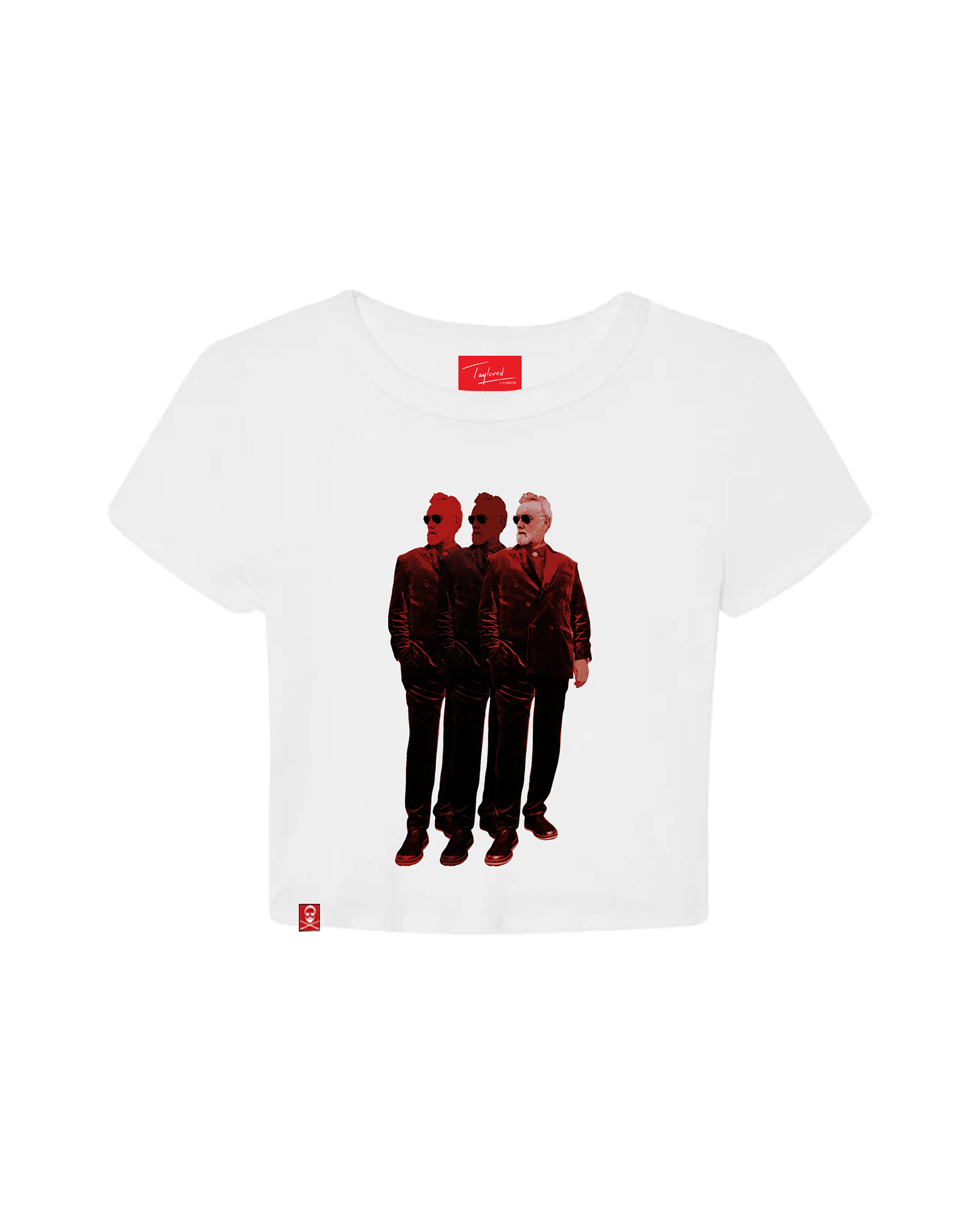 White Triptych Baby T-Shirt